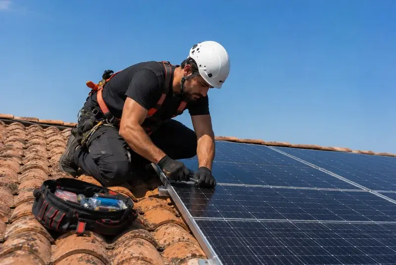 Maintenance et monitoring de panneaux solaires à Creys-Mépieu