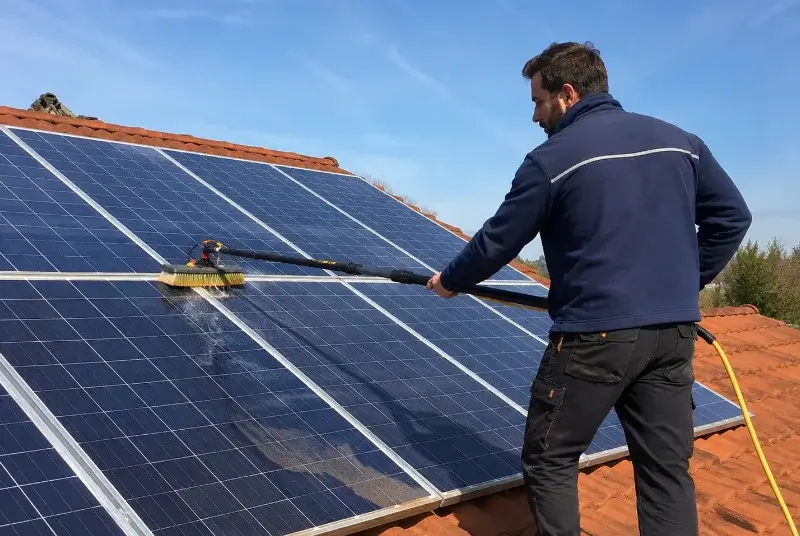 Nettoyage et entretien de panneaux solaires à Creys-Mépieu